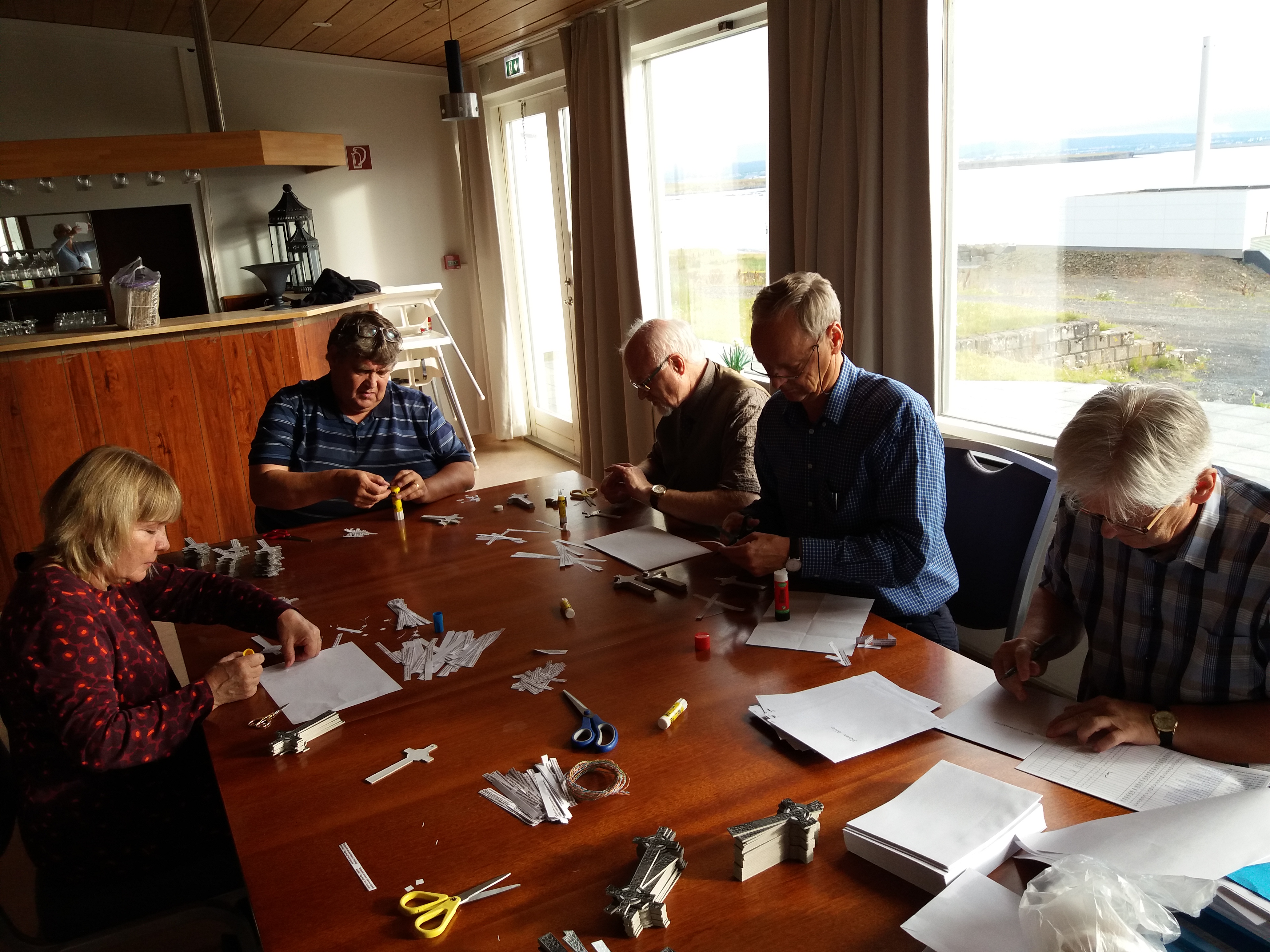 Stjórn Steina og vinna við Karolina fund