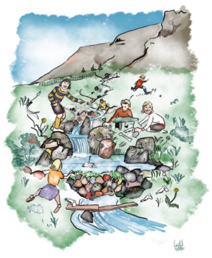 Kjósin ómaði af söng