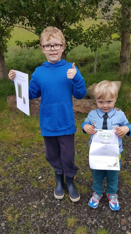 Póstkassa verðlaunahafar