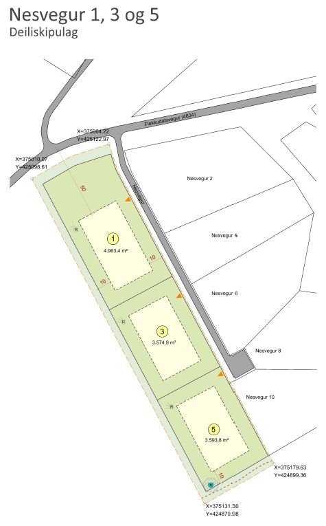 Kjósarhreppur auglýsir skv. 41. gr. skipulagslaga nr. 123/2010. Nesvegur 1, 3 og 5 - Deiliskipulag