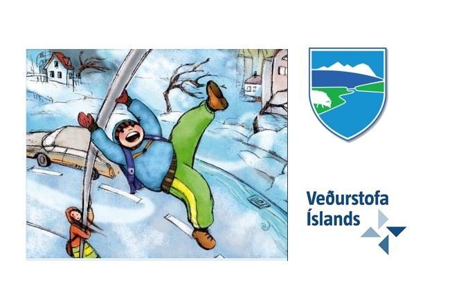 Aftakaveður - Rauð veðurviðvörun