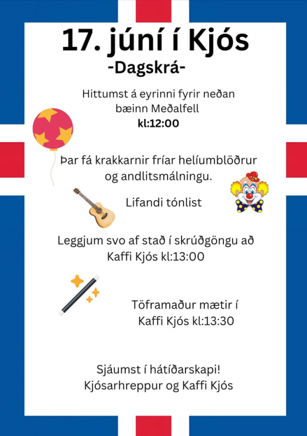 17. júní í Kjósinni -80 ára lýðveldisafmæli