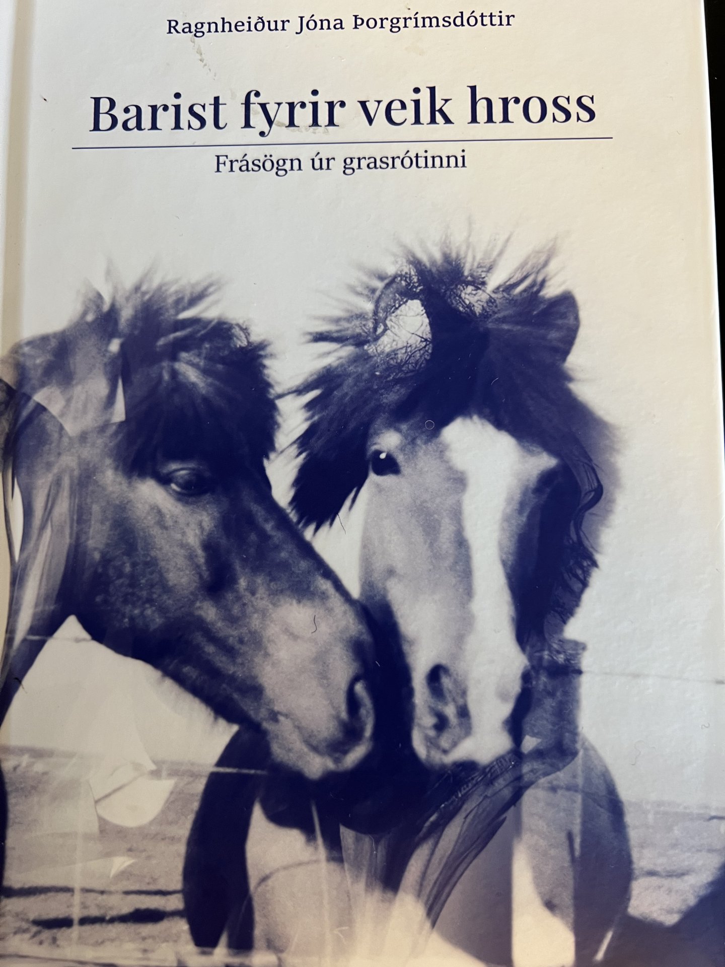 Barist fyrir veik hross, bók til sölu