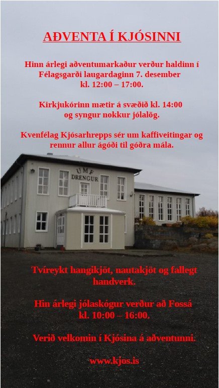 Tvíreykt hangikjöt, nautakjöt og fallegt handverk