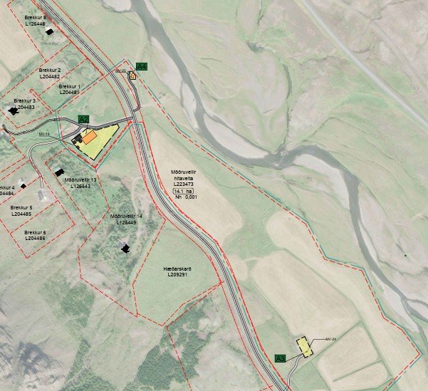 Skipulagsauglýsing, breyting á deiliskipulagi athafnasvæðis í landi Möðruvalla