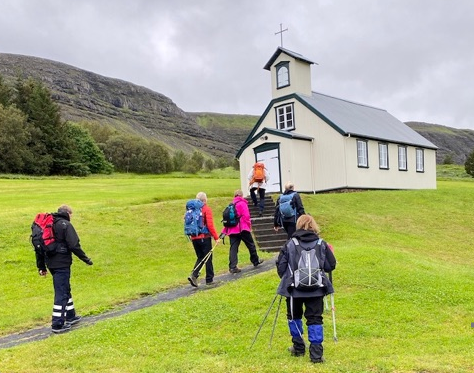 Messa í Reynivallakirkju um verslunarmannahelgina.