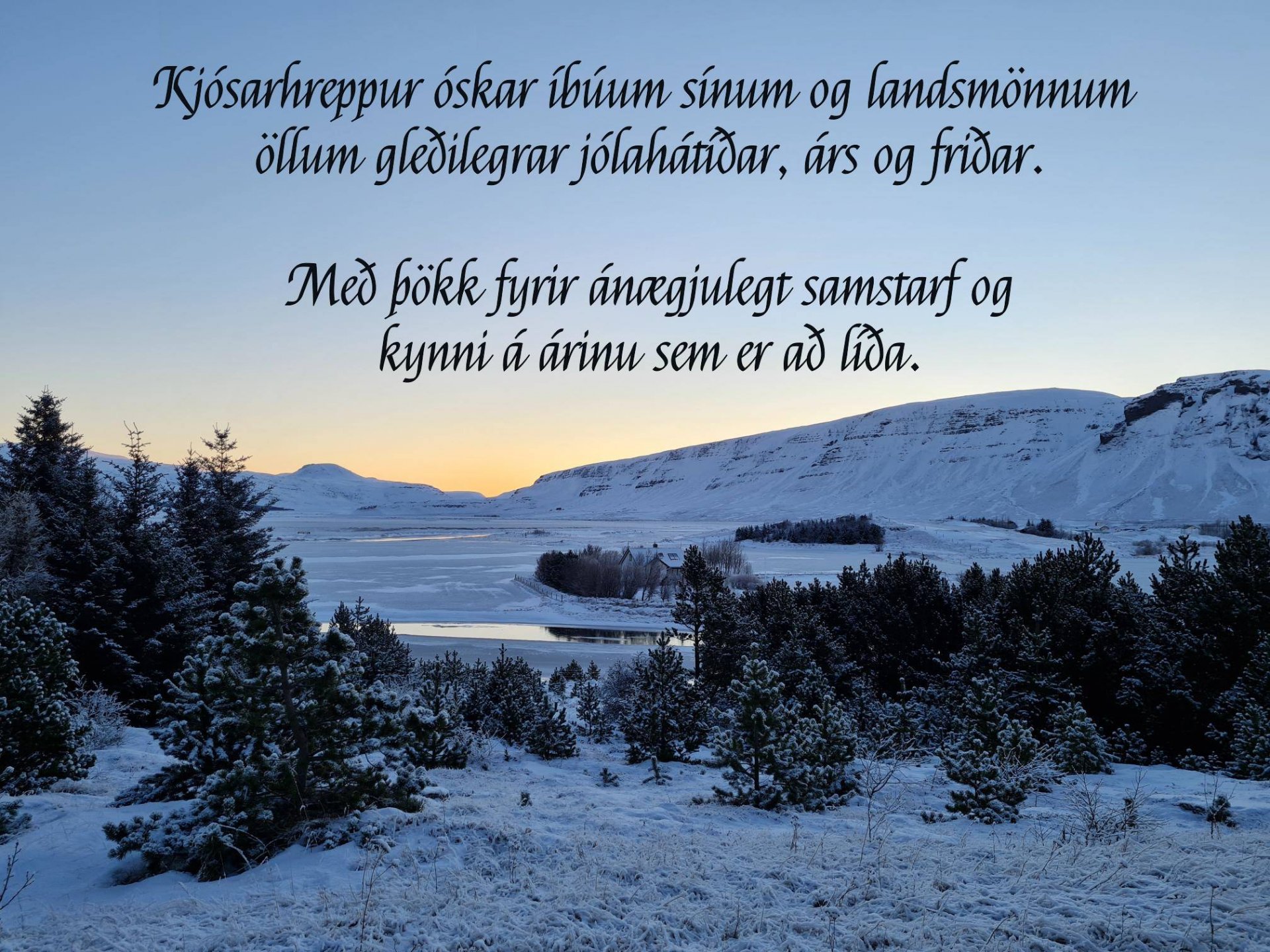 Jólakveðja frá Kjósarhrepp