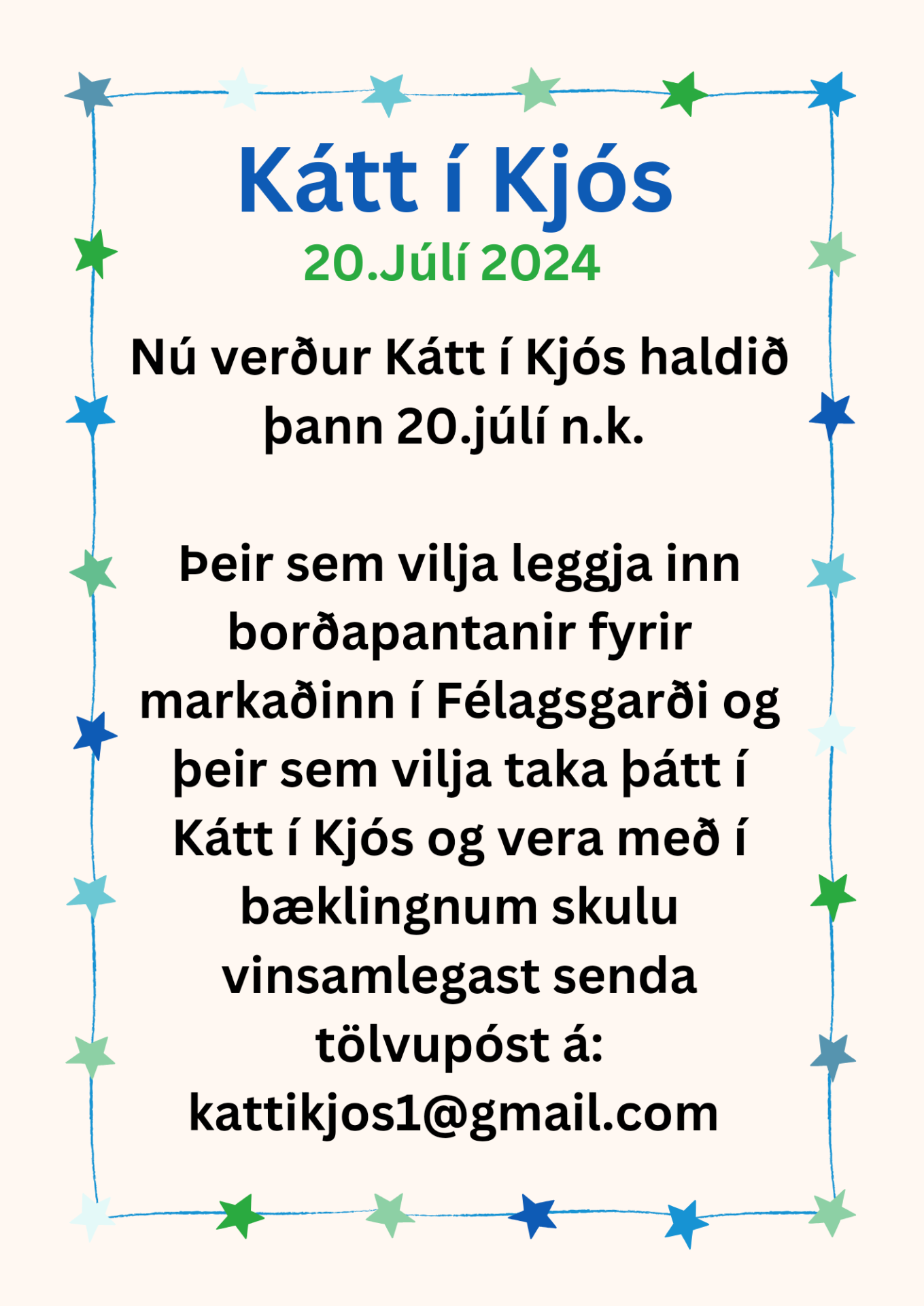 Kátt í Kjós 2024