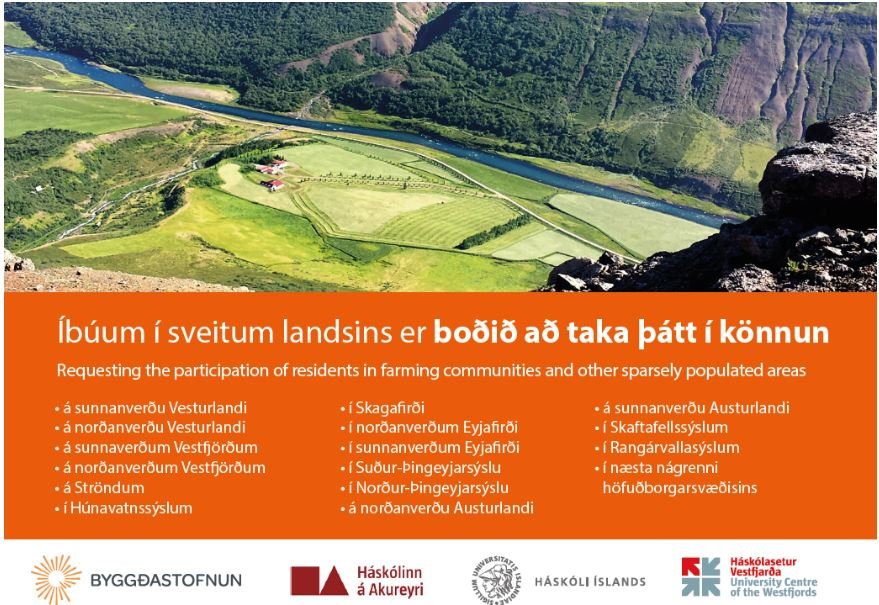Byggðafesta og búferlaflutningar: Sveitir og strjálbýli á Íslandi