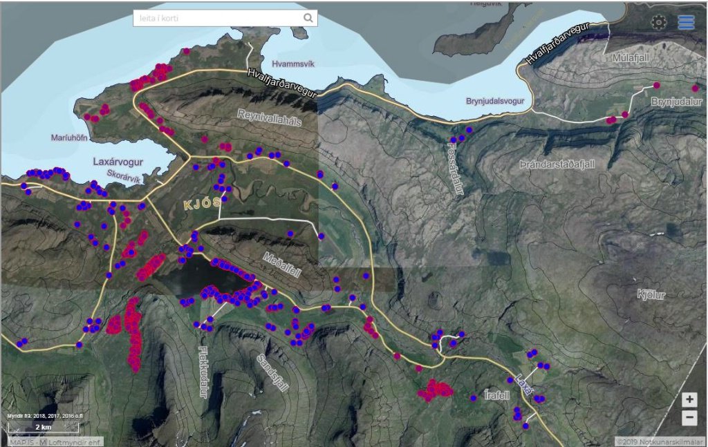 Kort af rotþróalosun