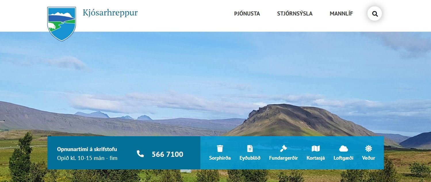 Ný heimasíða Kjósarhrepps