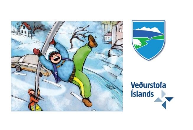 Appelsínugul viðvörun 10. desember