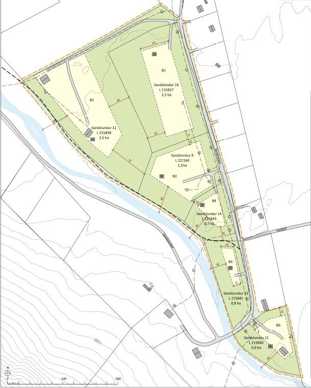 Kjósarhreppur auglýsir skv. 41. gr. skipulagslaga nr. 123/2010. Sandslundur - Deiliskipulag