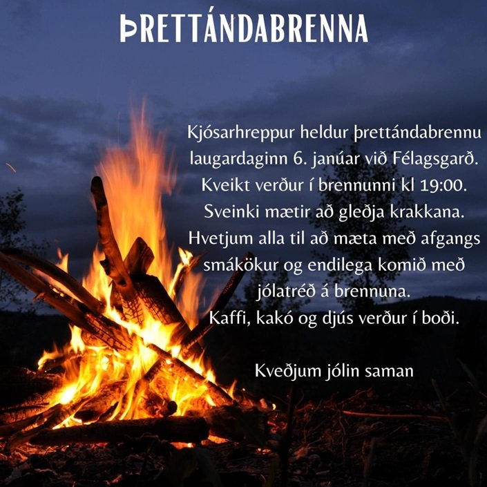 Þrettándagleði við Félagsgarð