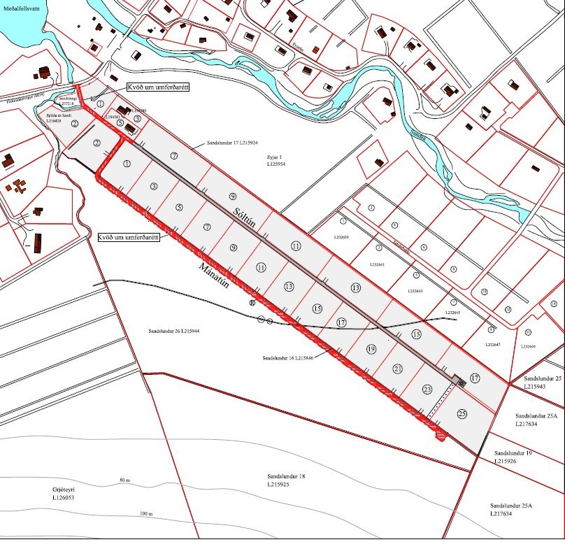 Skipulagslýsing, deiliskipulag frístundabyggðar við Sandslund 16